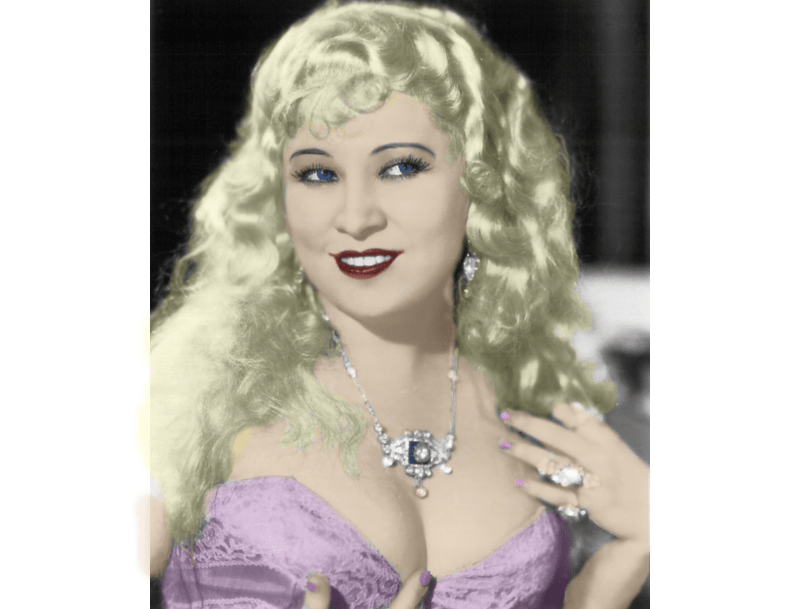Mae West in Color