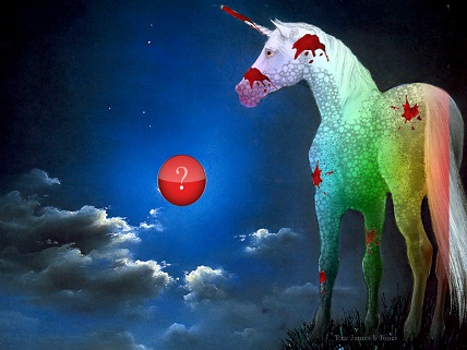 rainbow zombie unicorn 
