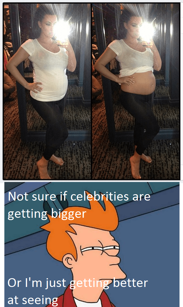 frye eyes kim's baby bump