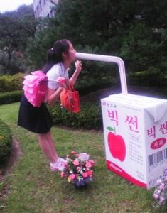 Korean girls drink big