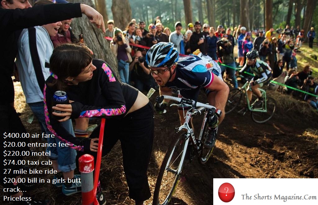 20 bucks from a bikers ass