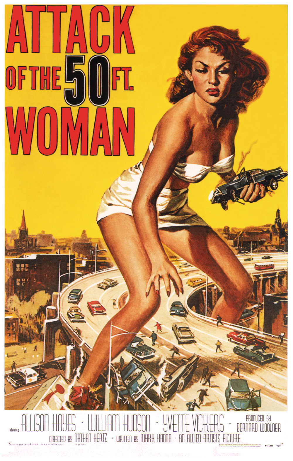 Attack of  the fifity foot women movie poster