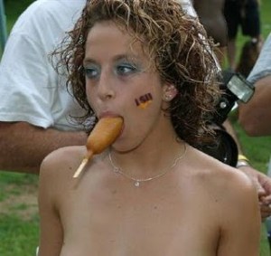 LSU corndog girl