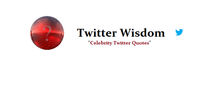 twitter wisdom