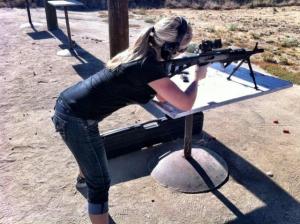 girl with gun