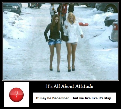 two girls in the snow