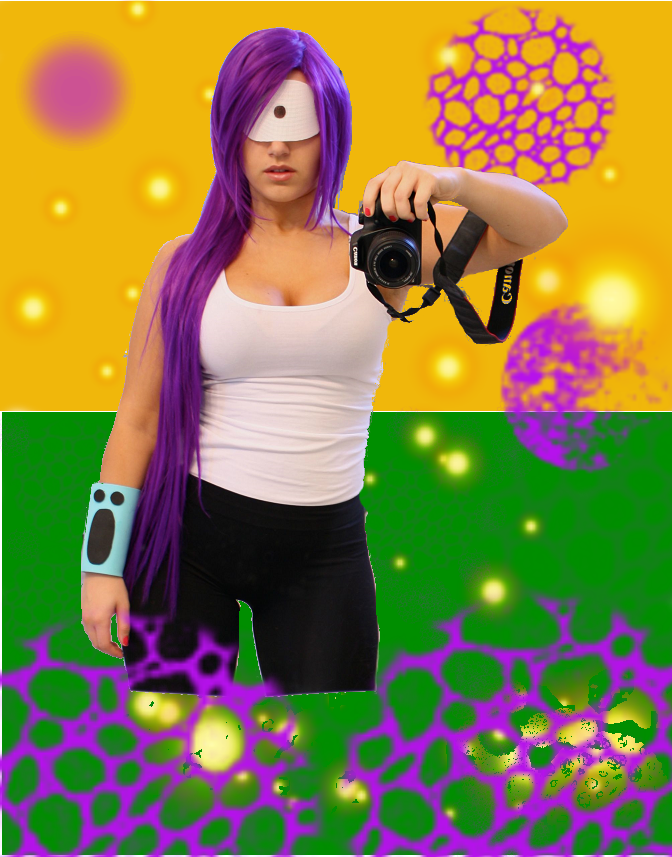 selfie Leela cosplay