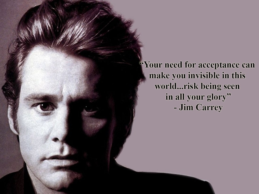 Jim Carey's acceptance