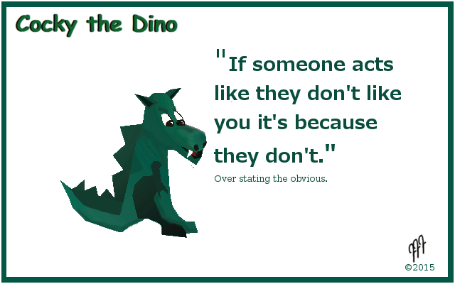 cocky the dino