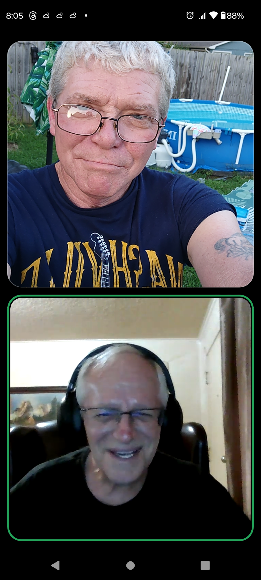 Nathan and James on discord